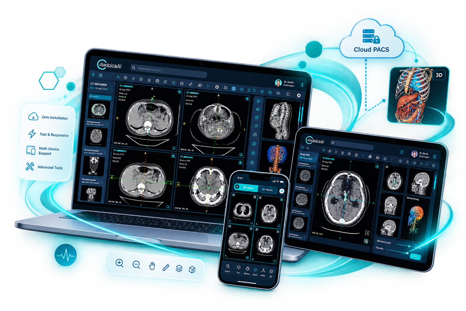 DICOM Viewer Interface